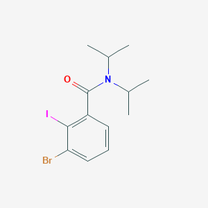 molecular formula C13H17BrINO B13849289 3-bromo-2-iodo-N,N-diisopropylbenzamide CAS No. 450412-23-4