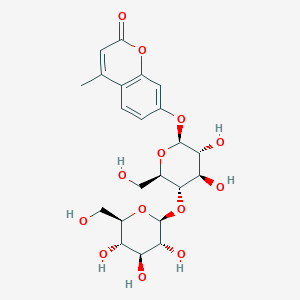 molecular formula C22H28O13 B138493 4-Methylumbelliferyl beta-D-cellobioside CAS No. 72626-61-0