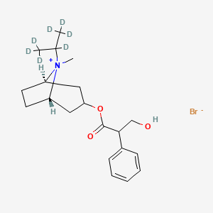 molecular formula C20H30BrNO3 B13849322 Ipratropium-d7 Bromide 