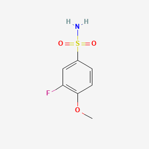 molecular formula C7H8FNO3S B1384934 3-氟-4-甲氧基苯磺酰胺 CAS No. 874767-60-9