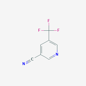 molecular formula C7H3F3N2 B1384935 5-(Trifluoromethyl)nicotinonitrile CAS No. 951624-83-2