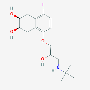 molecular formula C17H26INO4 B13849359 8-Iodo (2R,3S)-rel-Nadolol 