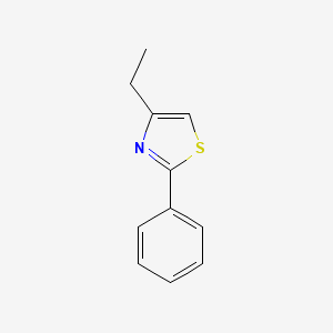 molecular formula C11H11NS B13849408 4-Ethyl-2-phenyl-1,3-thiazole 