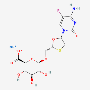 Emtricitabine O-Beta-D-Glucuronide Sodium Salt