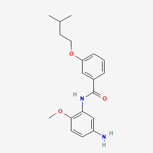 N-(5-Amino-2-methoxyphenyl)-3-(isopentyloxy)-benzamide