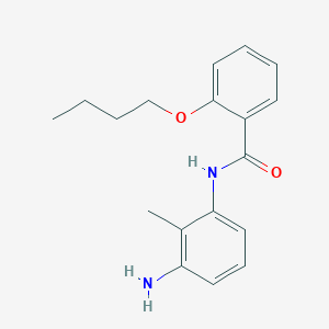 N-(3-Amino-2-methylphenyl)-2-butoxybenzamide