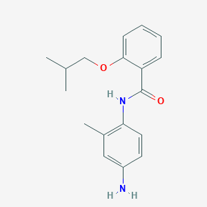N-(4-Amino-2-methylphenyl)-2-isobutoxybenzamide
