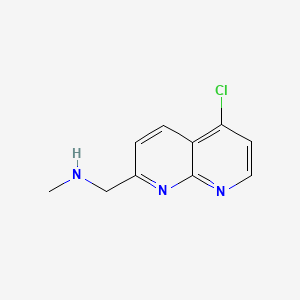 1-(5-Chloro-1,8-naphthyridin-2-yl)-N-methylmethanamine