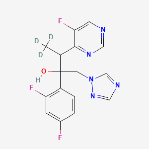 Difluorophenyl-3-(5-fluoropyrimidin-4-yl)-1-(1,2,4-triazol-1-yl)butan-2-ol-d3