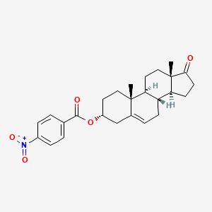 molecular formula C26H31NO5 B13849537 3alpha-(p-Nitrophenylcarbonyloxy)-androst-5-en-17-one 