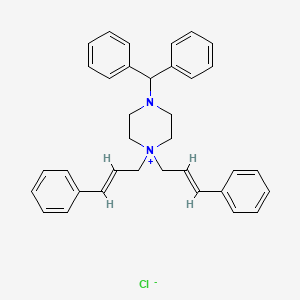 1,1-Dicinnamylpiperazin-1-ium Cinnarizine Chloride