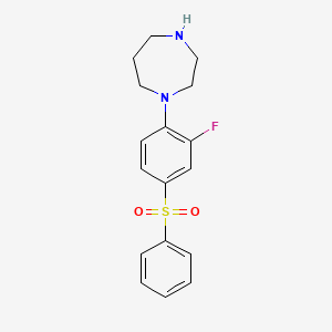 1-[(2-Fluoro-4-phenylsulfonyl)phenyl]-homopiperazine
