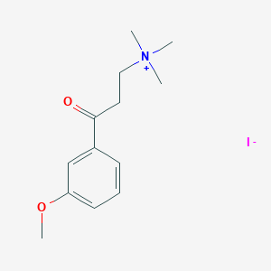 [3-(3-Methoxyphenyl)-3-oxopropyl]-trimethylazanium;iodide