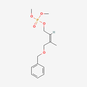 molecular formula C14H21O5P B13849555 (Z)-4-Benzyloxy-3-methylbut-2-en-1-ol 1-Phosphate Dimethyl Diester 