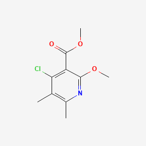 molecular formula C10H12ClNO3 B13849562 Methyl 4-Chloro-2-methoxy-5,6-dimethylnicotinate 