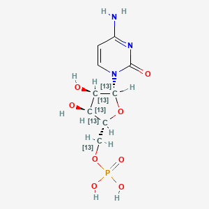 Cytidine-13C5 5'-Monophosphate Triethylammonium Salt