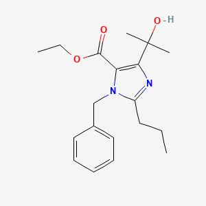 Benzyl-5-(1-hydroxy-1-methylethyl)-2-propyl-3H-imidazole-4-carboxylic Acid Ethyl Ester