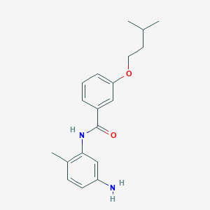 N-(5-Amino-2-methylphenyl)-3-(isopentyloxy)-benzamide