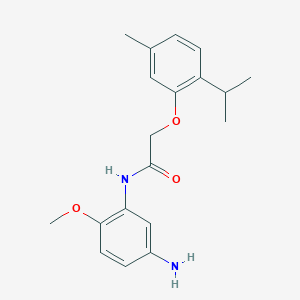 N-(5-Amino-2-methoxyphenyl)-2-(2-isopropyl-5-methylphenoxy)acetamide
