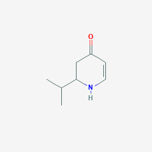 molecular formula C8H13NO B13849601 2-propan-2-yl-2,3-dihydro-1H-pyridin-4-one 