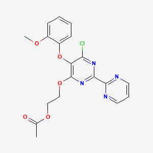 molecular formula C19H17ClN4O5 B13849619 BosentanAcetate 