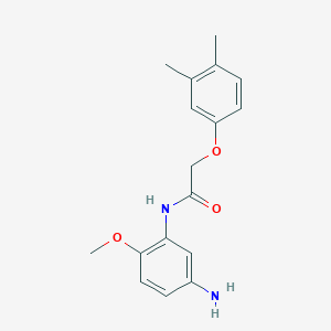 N-(5-Amino-2-methoxyphenyl)-2-(3,4-dimethylphenoxy)acetamide