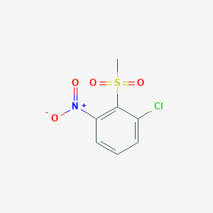 3-Chloro-2-methylsulfonylnitrobenzene