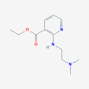 molecular formula C12H19N3O2 B13849640 Ethyl 2-[2-(dimethylamino)ethylamino]pyridine-3-carboxylate 