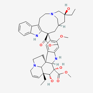 molecular formula C43H54N4O8 B13849650 Desacetyl Desformylvincristine 