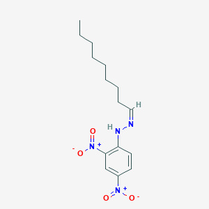 molecular formula C15H22N4O4 B13849654 Nonanal-2,4-dinitrophenylhydrazone 100 microg/mL in Acetonitrile 