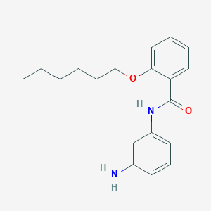 N-(3-Aminophenyl)-2-(hexyloxy)benzamide