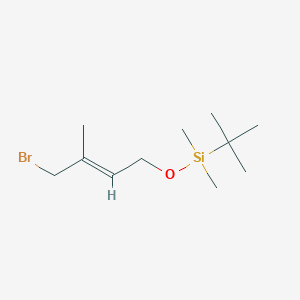 ((4-Bromo-3-methylbut-2-en-1-yl)oxy)(tert-butyl)dimethylsilane