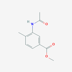 molecular formula C11H13NO3 B138498 3-乙酰氨基-4-甲基苯甲酸甲酯 CAS No. 127506-01-8