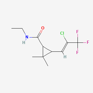 N-Ethyl-3-(2-chloro-3,3,3-trifluoro-1-propenyl-2,2-dimethylcylopropane Carboxamide