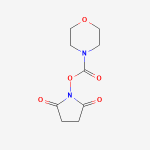 molecular formula C9H12N2O5 B13849848 (2,5-Dioxopyrrolidin-1-yl) morpholine-4-carboxylate 