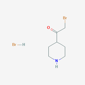 2-Bromo-1-(piperidin-4-yl)ethanone Hydrobromide