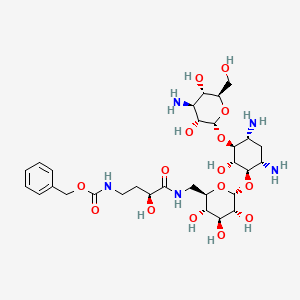 molecular formula C30H49N5O15 B13849867 BB-K 6 N-(Benzyloxy) Carbamate 