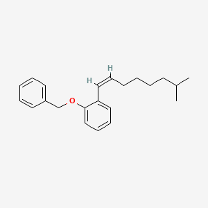 molecular formula C22H28O B13849884 1-(Benzyloxy)-2-(7-methyloct-1-en-1-yl)benzene 