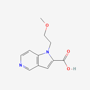 molecular formula C11H12N2O3 B13849911 1-(2-Methoxy-ethyl)-1H-pyrrolo[3,2-c]pyridine-2-carboxylic acid 