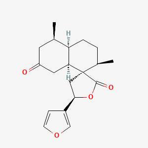 molecular formula C19H24O4 B13849979 Crotonin (terpene) CAS No. 17633-81-7