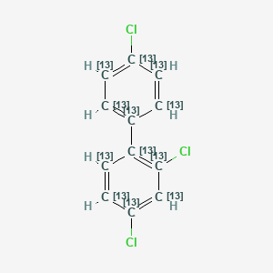 molecular formula C12H7Cl3 B13850002 PCB No. 28 13C12 40 microg/mL in Isooctane 