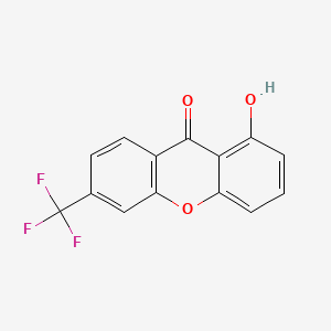 1-Hydroxy-6-(trifluoromethyl)-9H-xanthen-9-one