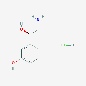 molecular formula C8H12ClNO2 B13850023 (R)-Norphenylephrine Hydrochloride Salt 