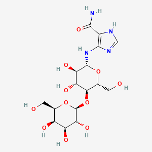 molecular formula C16H26N4O11 B13850030 5-Aminoimidazole-4-carboxamide Lactose Adduct 