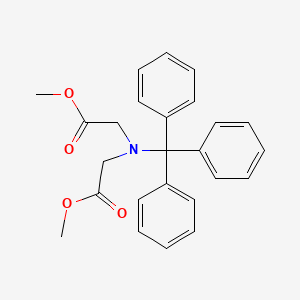 molecular formula C25H25NO4 B13850056 Dimethyl 2,2'-Ttritylazanediyl)diacetate 