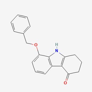 molecular formula C19H17NO2 B13850064 8-(Benzyloxy)-2,3-dihydro-1H-carbazol-4(9H)-one 