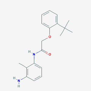 N-(3-Amino-2-methylphenyl)-2-[2-(tert-butyl)-phenoxy]acetamide