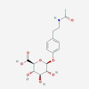 molecular formula C16H21NO8 B13850099 N-Acetyltyramine Glucuronide 