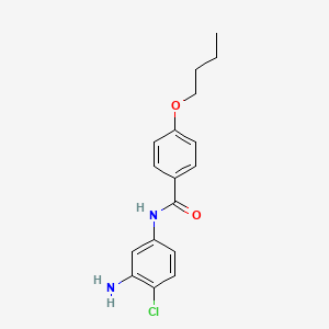 N-(3-Amino-4-chlorophenyl)-4-butoxybenzamide
