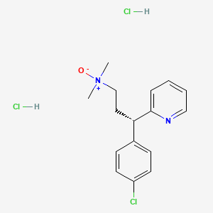 molecular formula C16H21Cl3N2O B13850132 Dexchlorpheniramine N-Oxide Dihydrochloride 